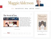 Tablet Screenshot of maggiealderson.com